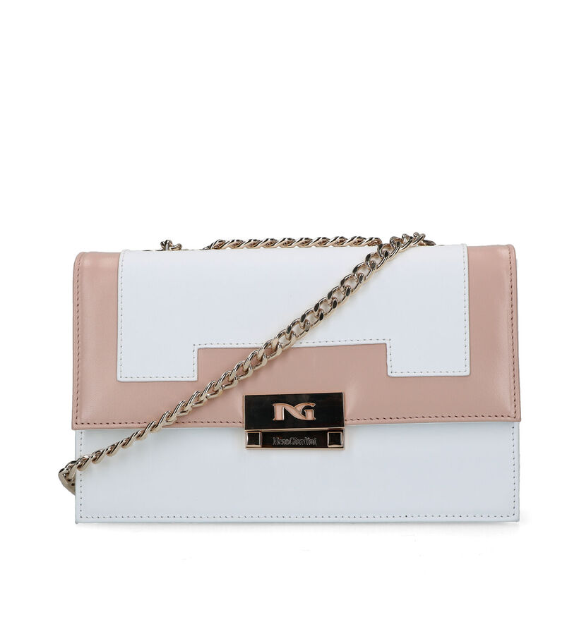 NeroGiardini Sac porté croisé en Rose en cuir (325388)