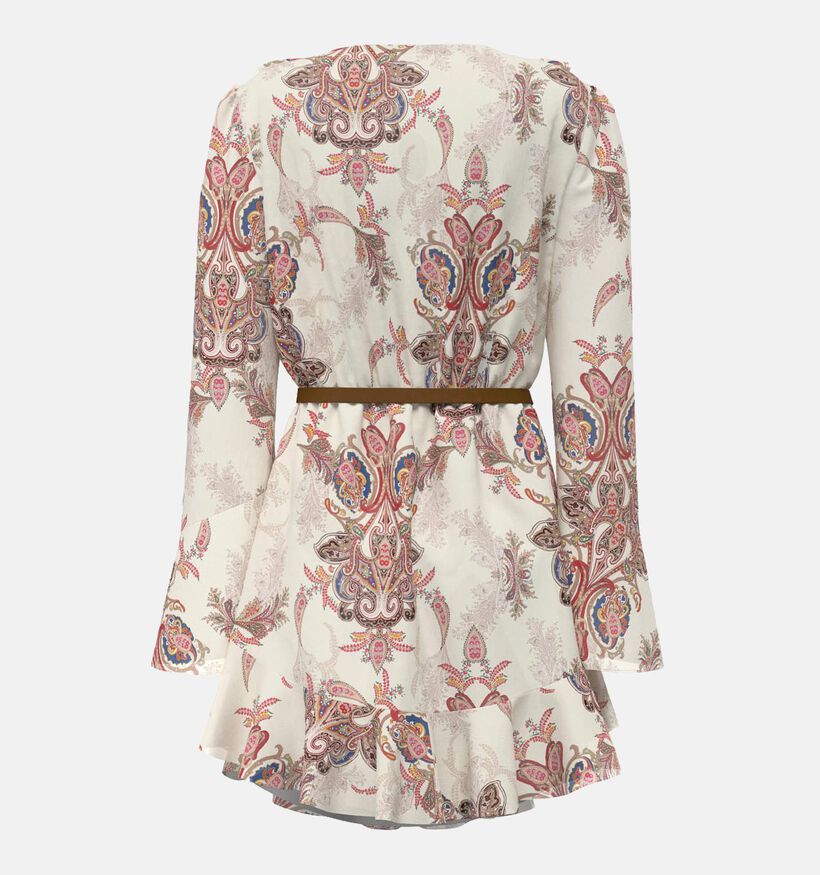 Guess Robe mi-longue en Rose avec Ceintur&eacute;e pour femmes (375885)