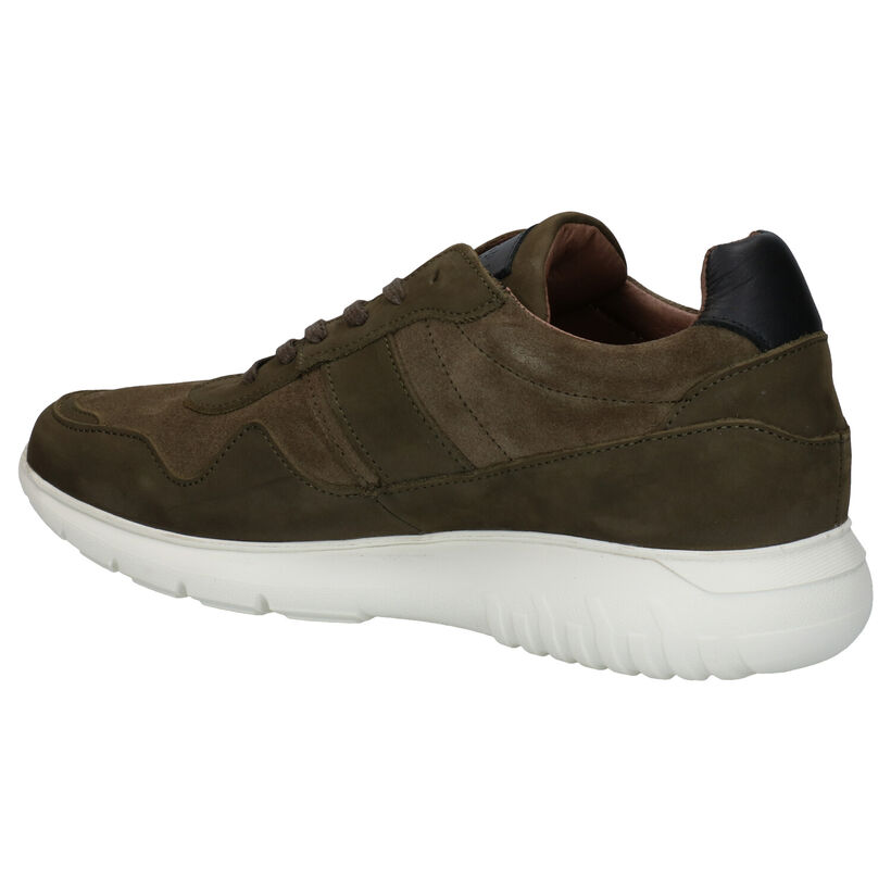 Scapa Kaki Veterschoenen in nubuck (281333)