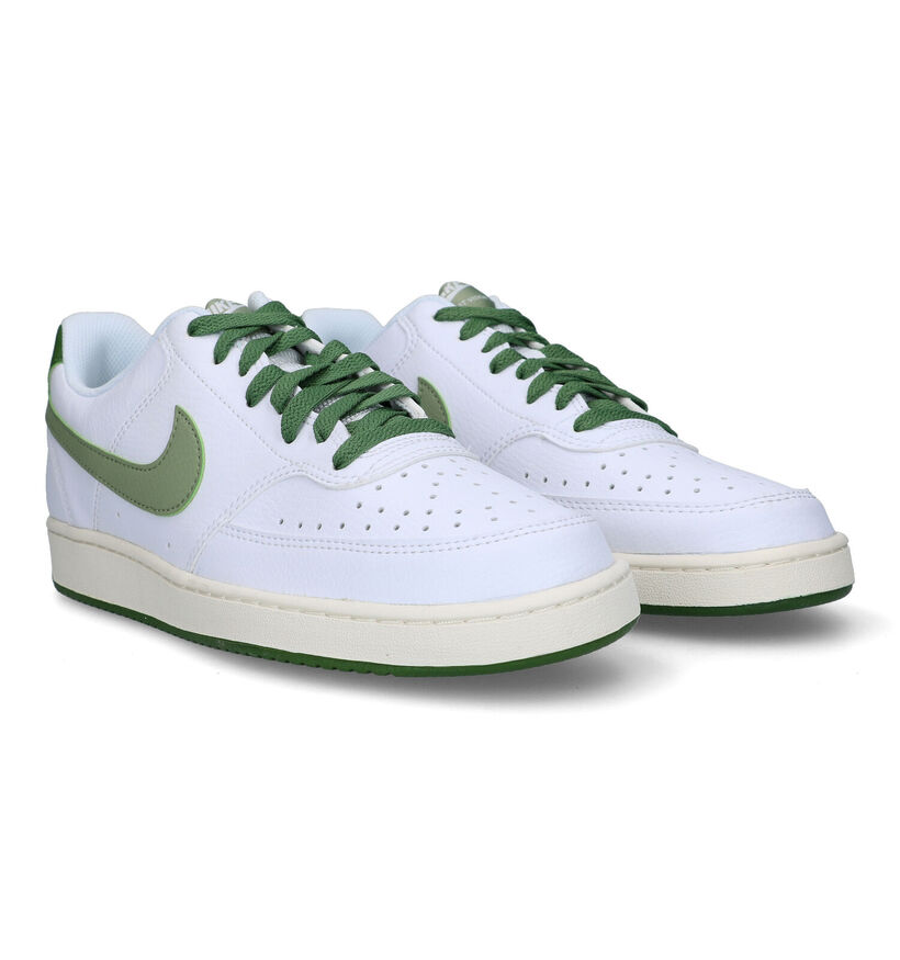 Nike Court Vision Baskets en Blanc pour hommes (325178) - pour semelles orthopédiques