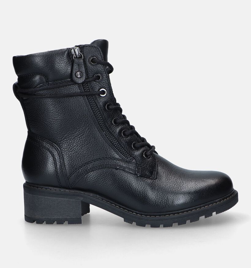 Tamaris Comfort Zwarte Biker boots voor dames (329340) - geschikt voor steunzolen