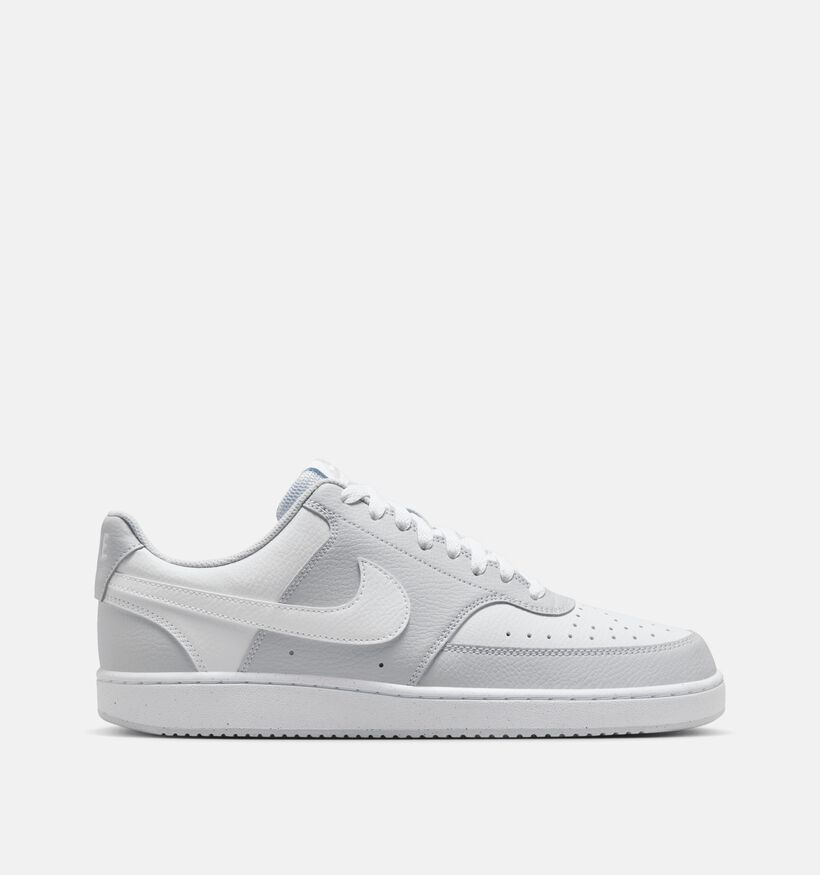 Nike Court Vision Low Lichtgrijze/Witte Sneakers voor heren (372929) - geschikt voor steunzolen