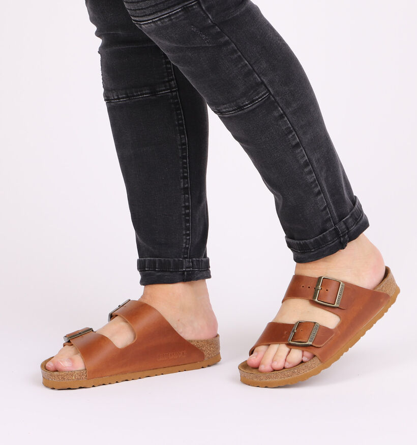 Birkenstock Arizona Nu-pieds en Brun pour femmes (337960)