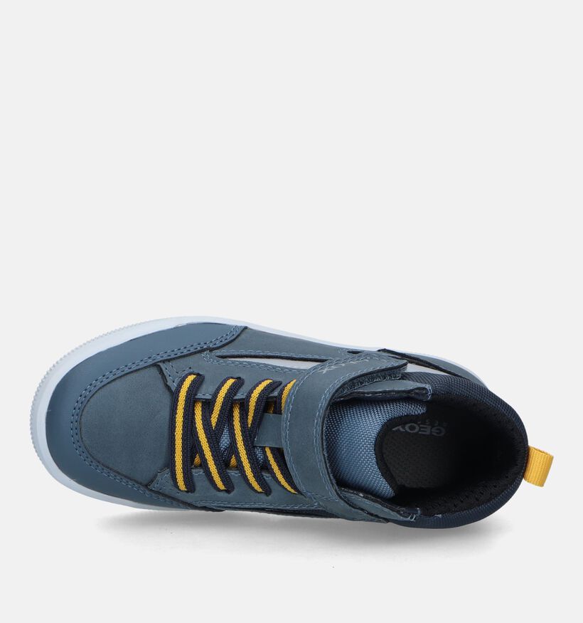 Geox Arzach Blauwe Hoge Sneakers voor jongens (328532) - geschikt voor steunzolen