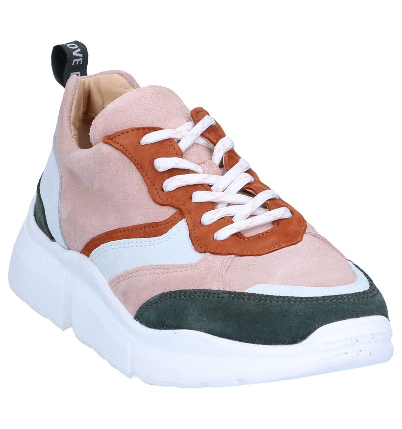 Beige Sneakers Deabused in daim (263732)