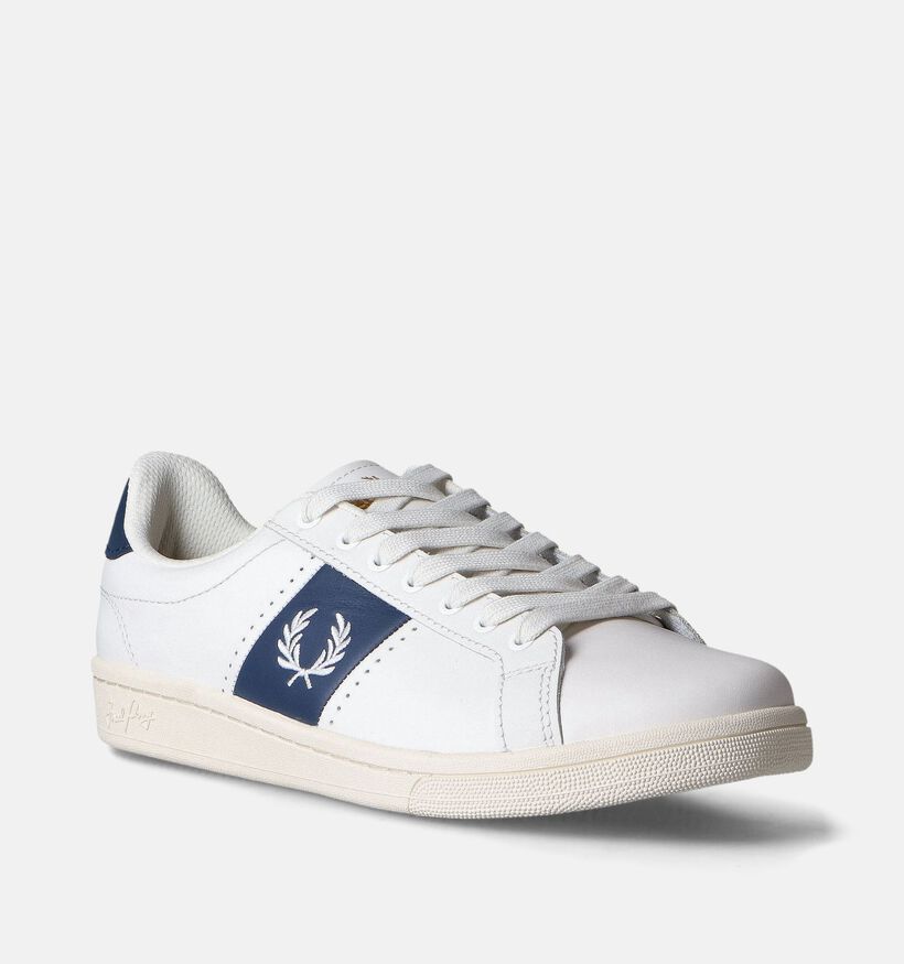 Fred Perry Chaussures à lacets en Blanc pour hommes (353303) - pour semelles orthopédiques