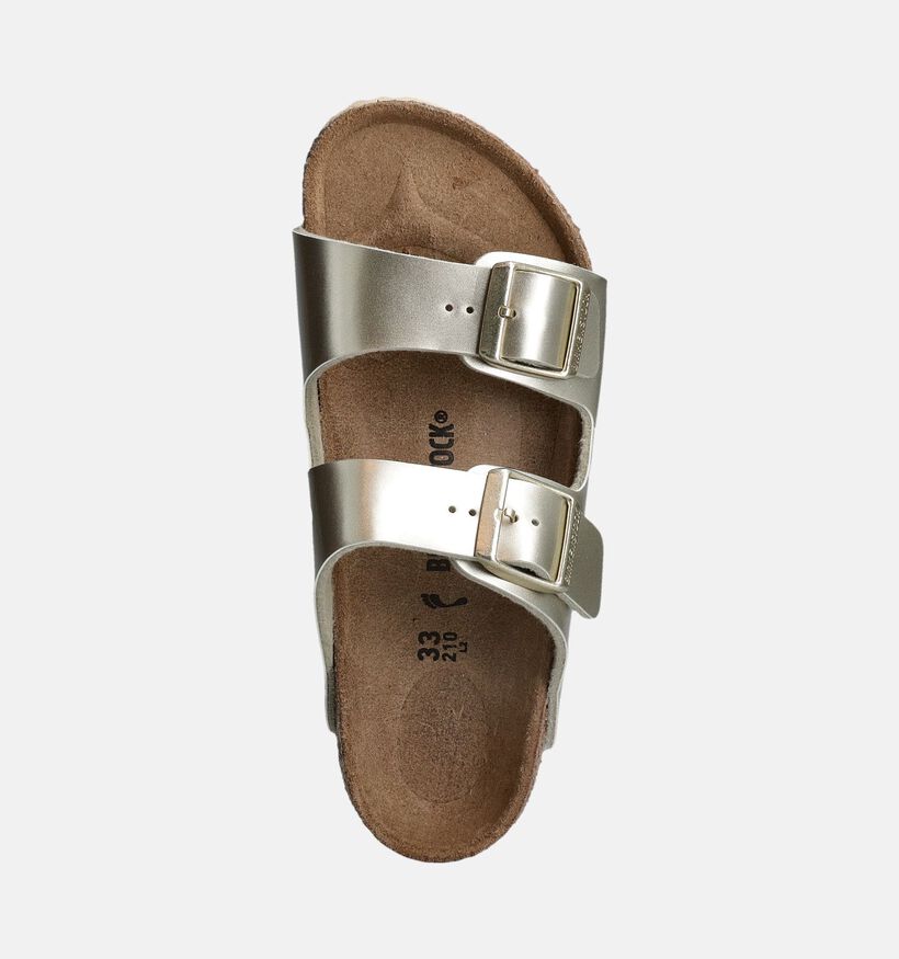 Birkenstock Arizona Gouden Slippers voor meisjes (352392)