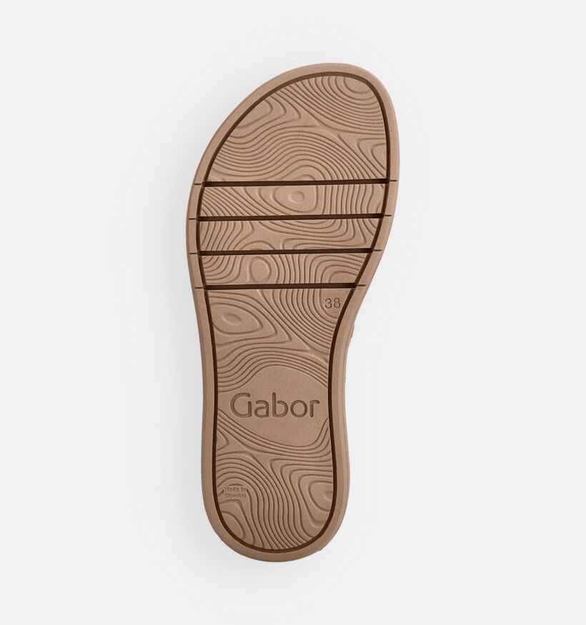 Gabor Best Fitting Cognac Slippers voor dames (373314)
