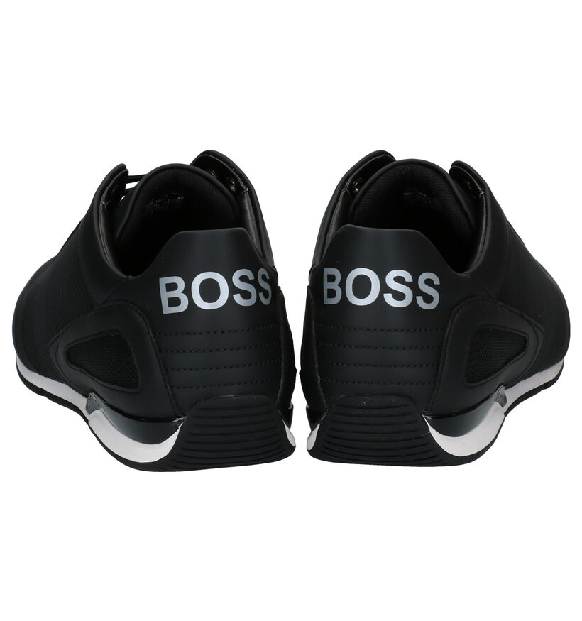 Hugo Boss Saturn Blauwe Veterschoenen in kunstleer (281667)