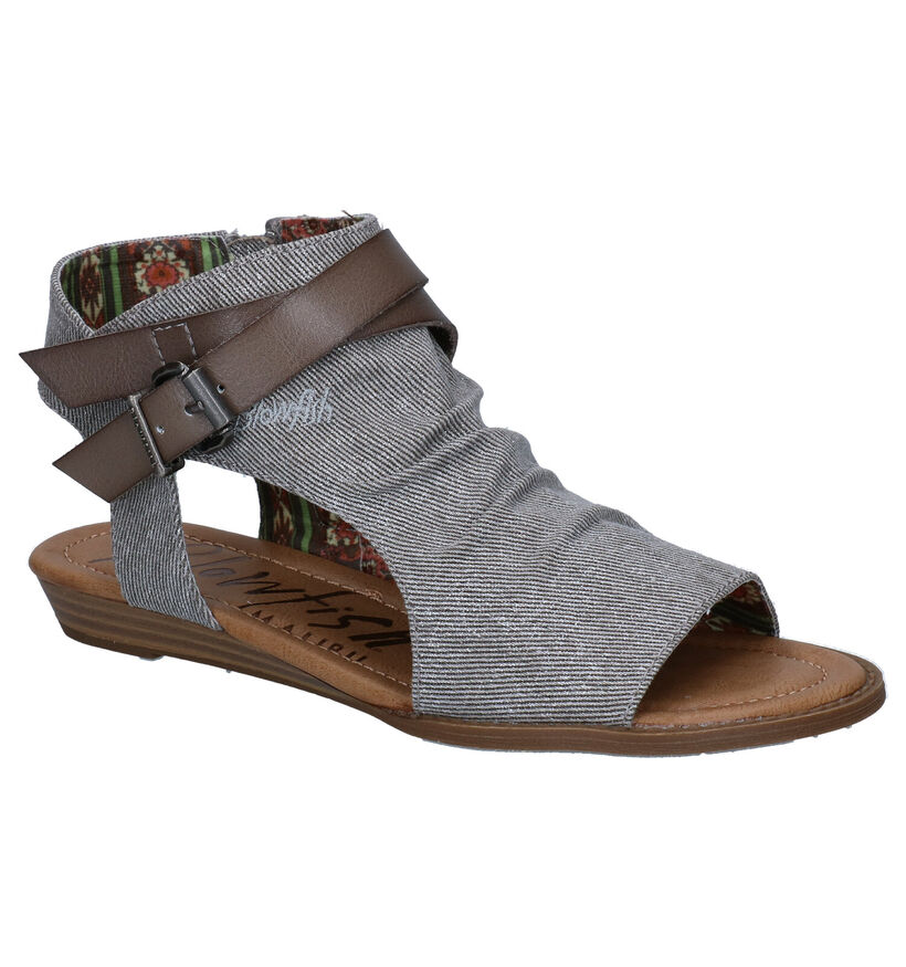 Blowfish Malibu Balla Vegan Zwarte Sandalen in stof (288922)