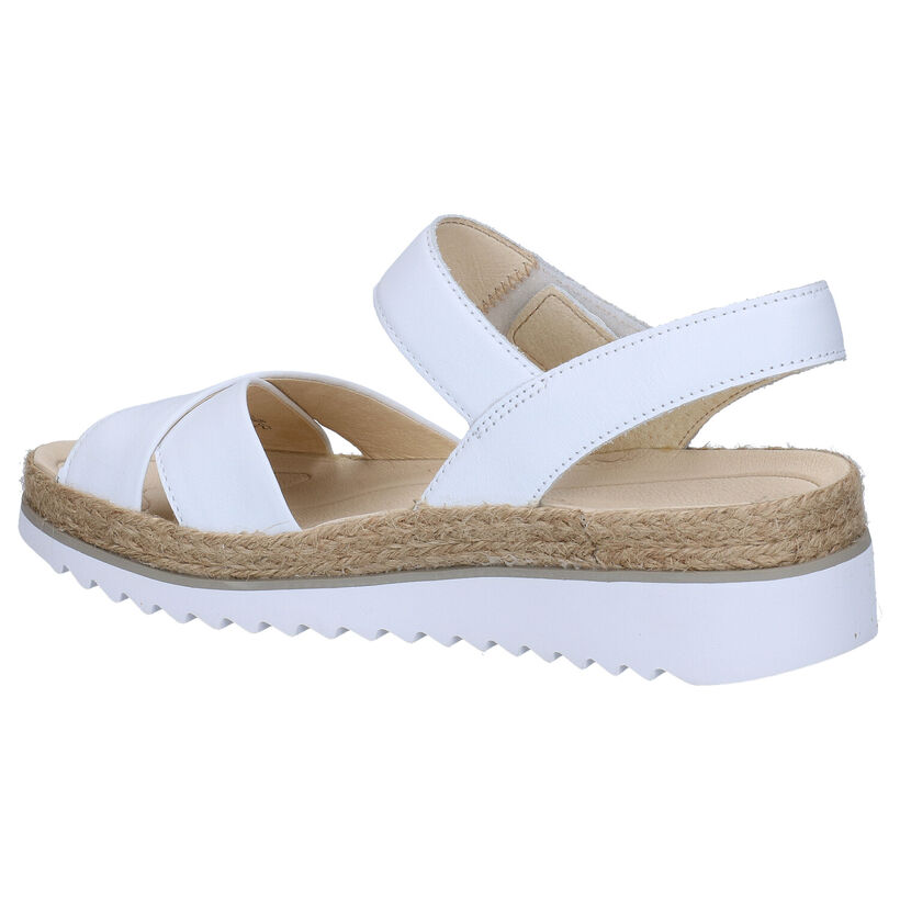 Gabor Best Fitting Sandales en Blanc en cuir (271620)