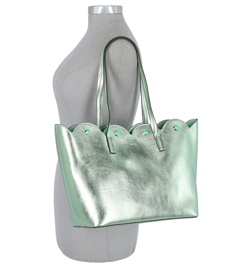 Licht Blauwe Shopper Tas Emmy Wieleman in kunstleer (215320)