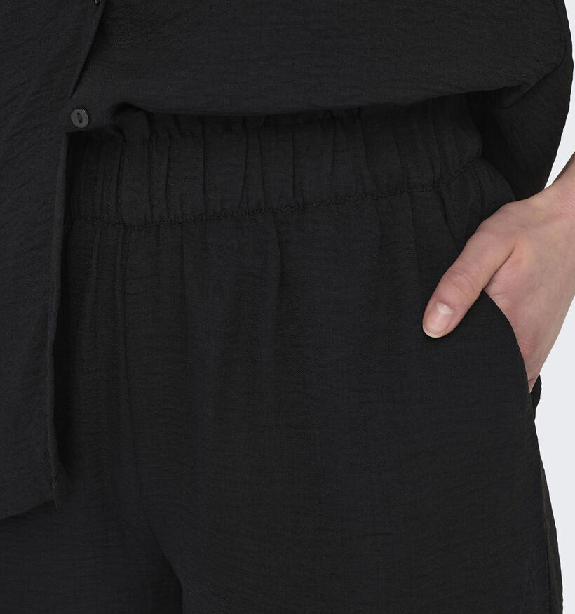 JDY Divya Life Pantalon large en Noir L32 pour femmes (351357)
