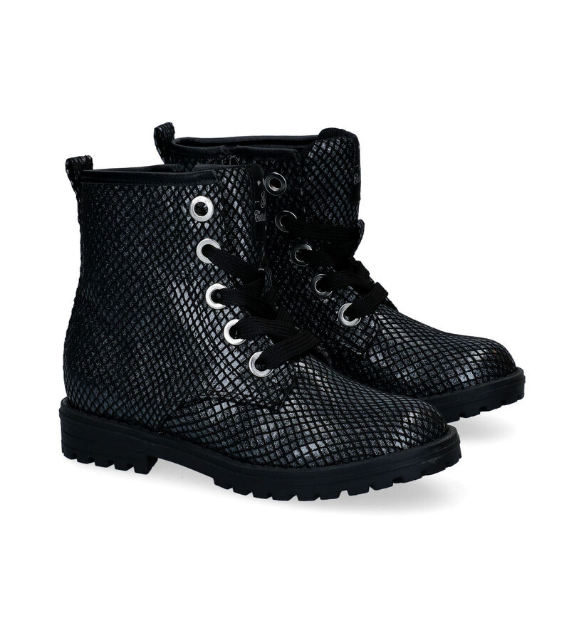 Spronx Zwarte Bottines voor meisjes (297206)