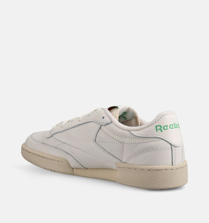 Reebok Club C 85 Vintage Ecru/Groene Sneakers voor heren (368823)