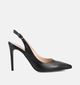 NeroGiardini Zwarte Slingback Pumps voor dames (369093) - geschikt voor steunzolen
