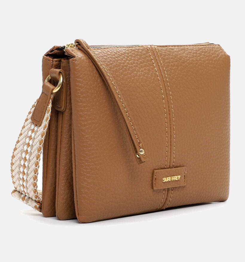 Suri Frey Gray Sac port&eacute; crois&eacute; en Beige pour femmes (371416)