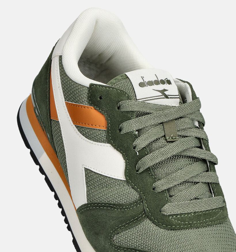 Diadora Camaro M2 Baskets en Vert kaki pour hommes (361378) - pour semelles orthopédiques
