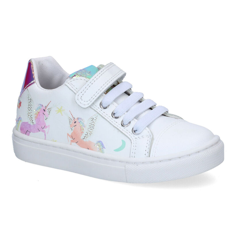 Little David Nouk 2 Chaussures à velcro en Blanc pour filles (308146) - pour semelles orthopédiques