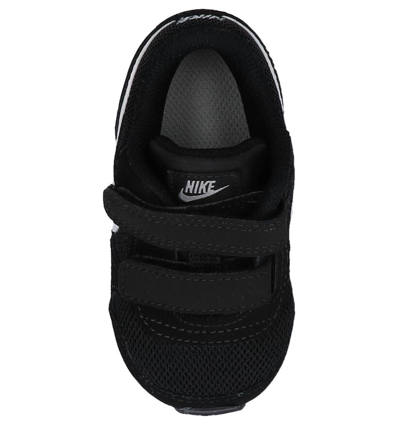 Zwarte Velcro Babysneakers Nike MD Runner 2 in kunstleer (234329)