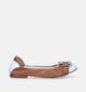 Crinkles Ballerines en Cognac pour femmes (340361)