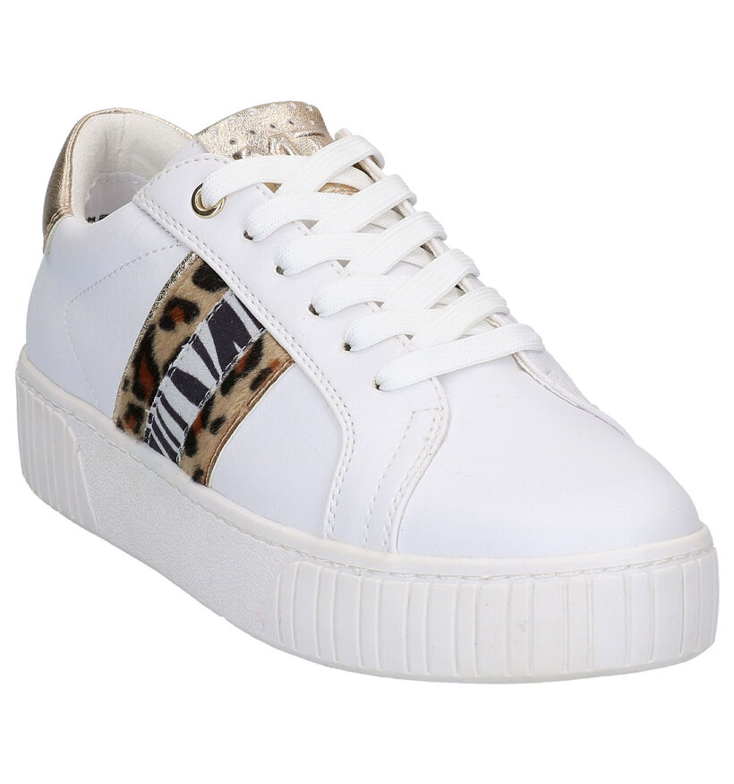 Marco Tozzi Witte Sneakers in kunstleer (265850)