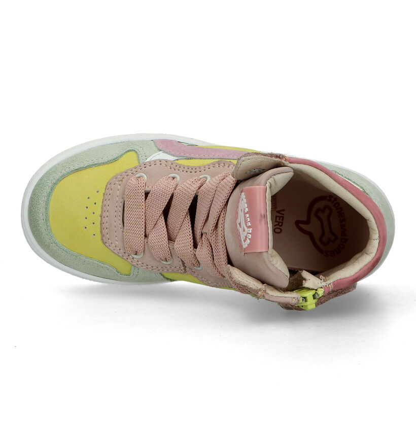 STONES and BONES Losot Gele Sneakers voor meisjes (322052) - geschikt voor steunzolen
