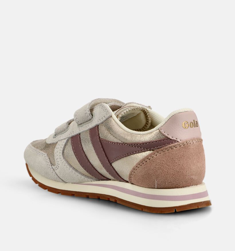 Gola Daytona Blaze Strap Baskets basses en Or pour filles (376292)