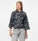 Pieces Marosa Denim Zwarte Blouse voor dames (365635)