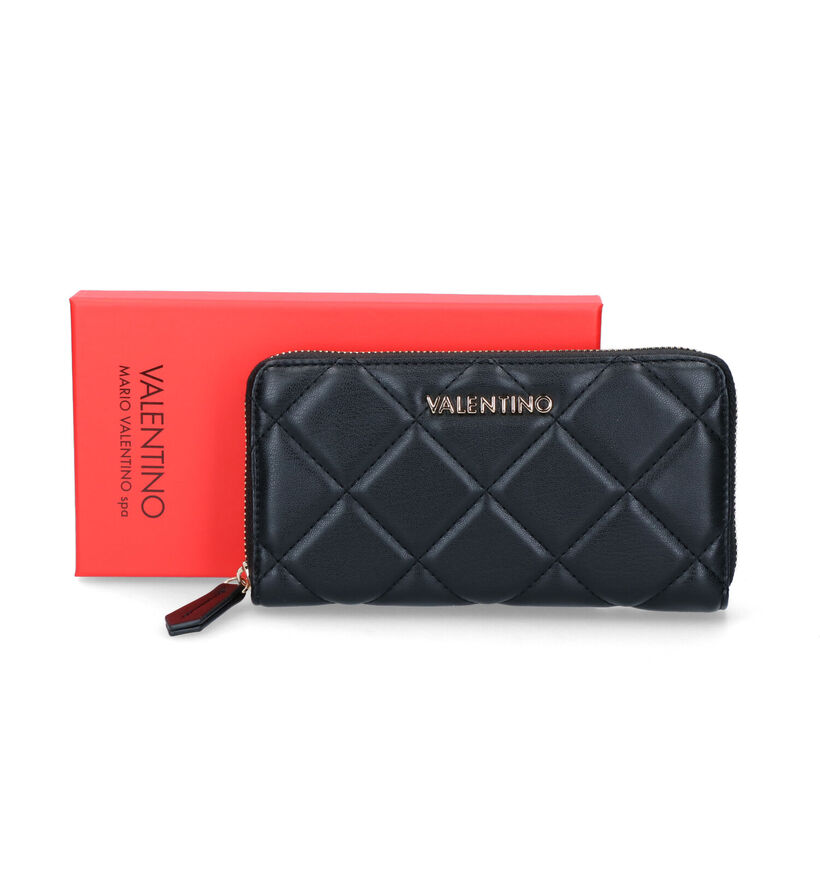 Valentino Handbags Ocarina Porte-monnaie zippé en Noir pour femmes (323097)