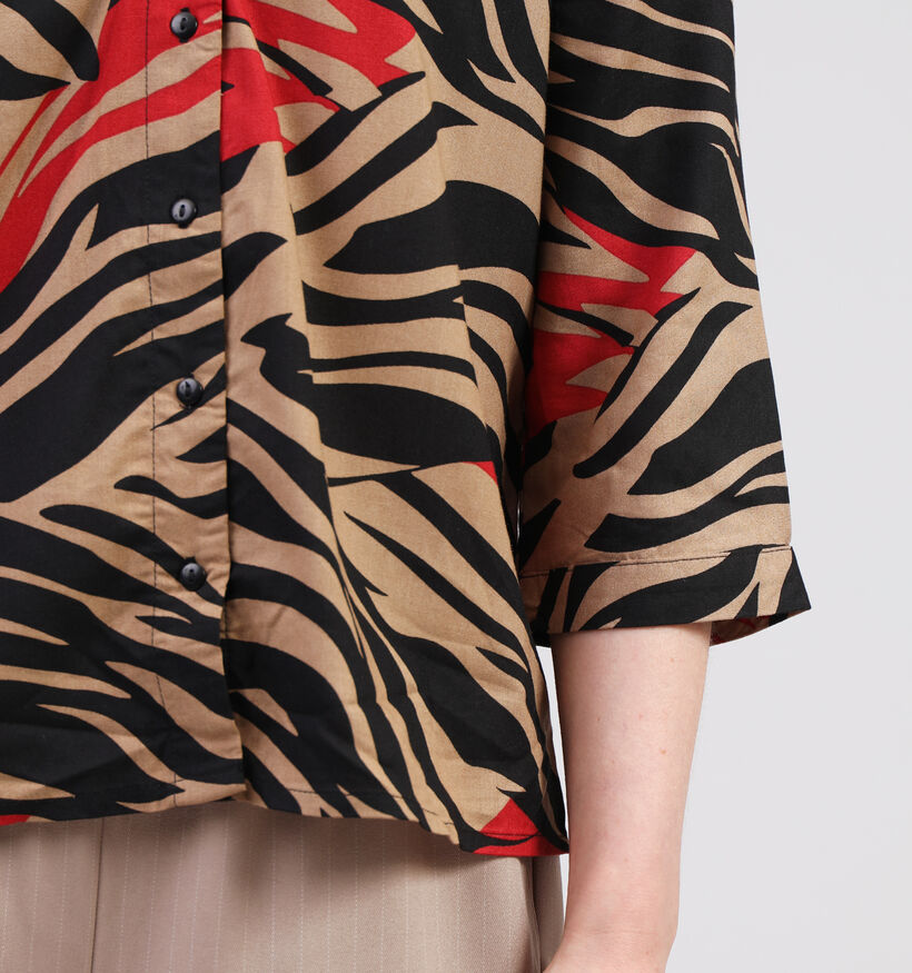 JDY Tiger Zwarte Blouse voor dames (351382)