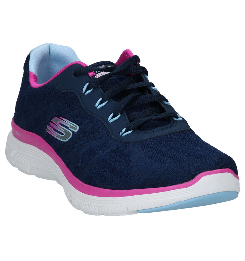 Skechers Flex Appeal Baskets en Bleu pour femmes (301491)