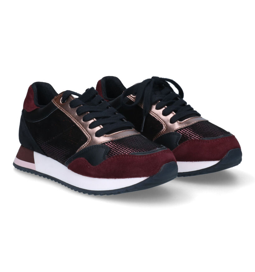 Geox Doralea Bordeaux Sneakers voor dames (313655) - geschikt voor steunzolen