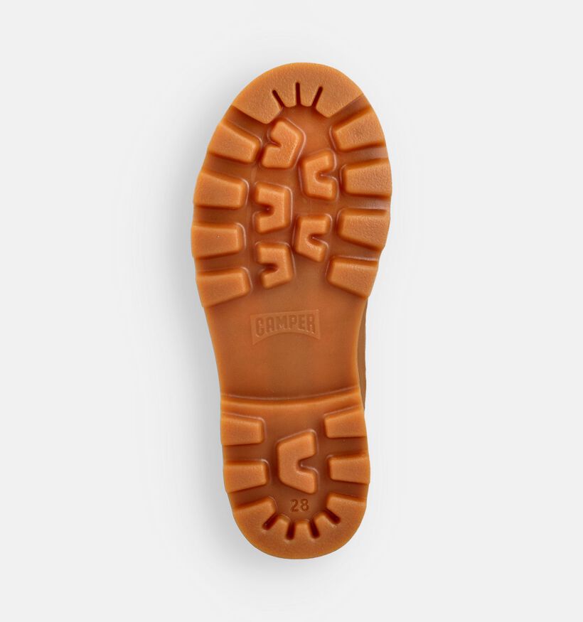 Camper Cognac Veterboots voor meisjes (363613) - geschikt voor steunzolen