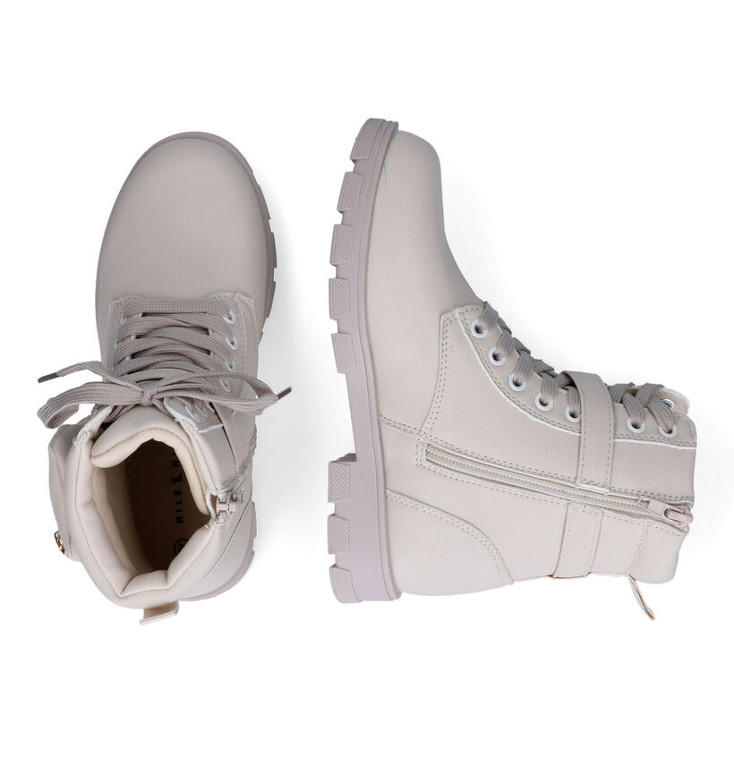 Milo & Mila Bottines robustes en Beige pour filles (313161)