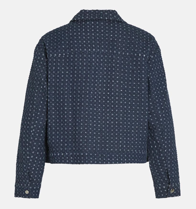 Vila Silver Manteau court en Bleu pour femmes (348766)