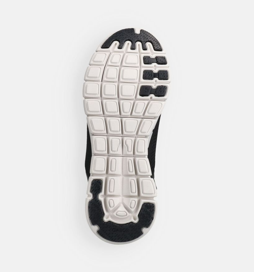 Gabor Baskets en Noir pour femmes (376075) - pour semelles orthop&eacute;diques