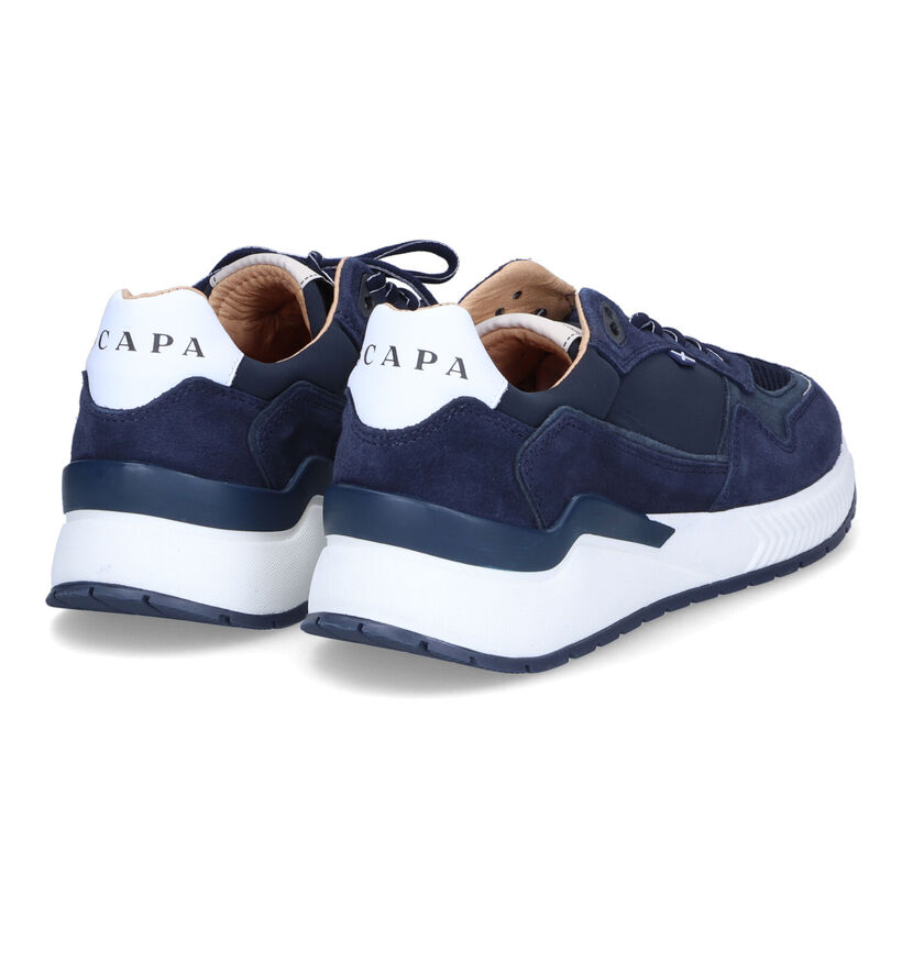 Scapa Chaussures plates en Bleu pour hommes (307032) - pour semelles orthopédiques