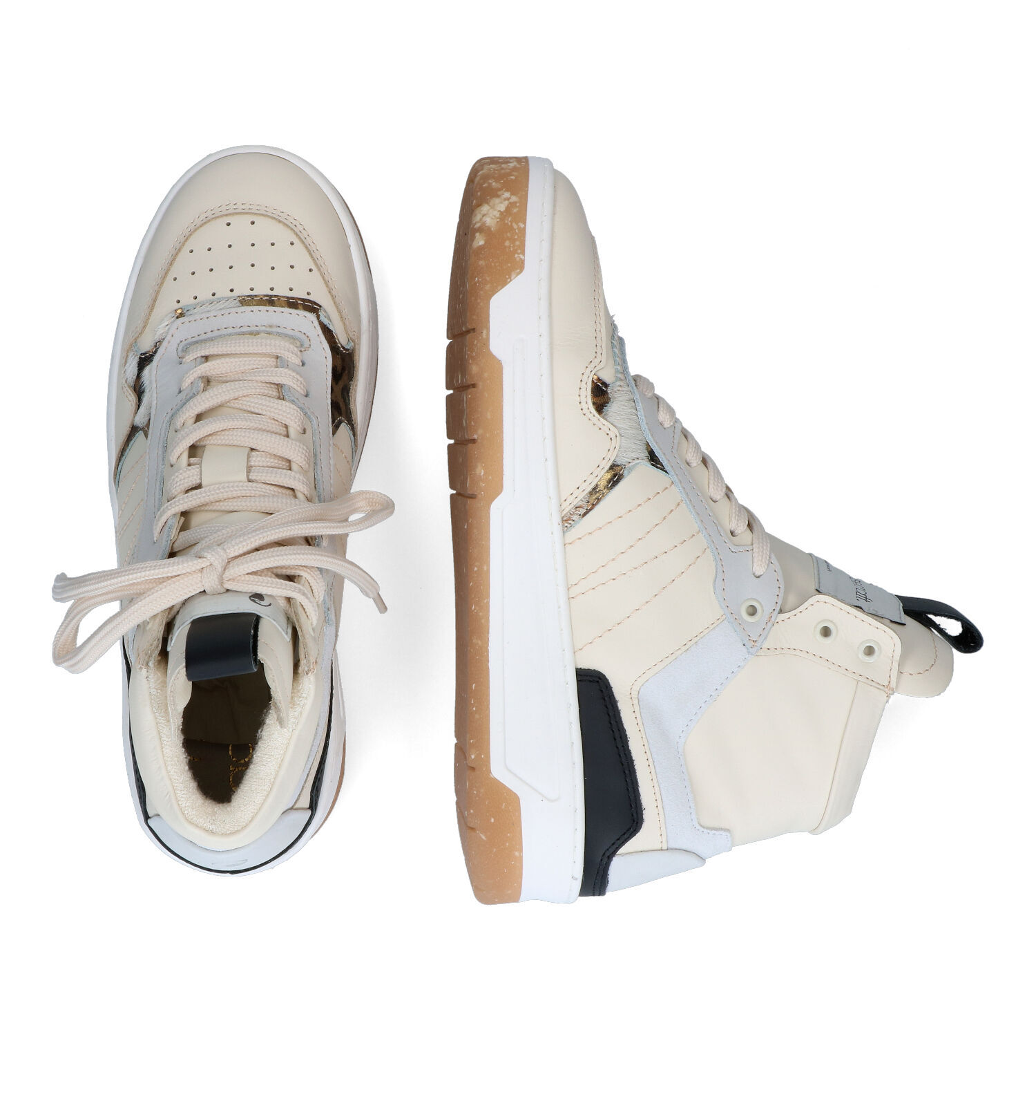 Hoge witte best sale dames sneakers
