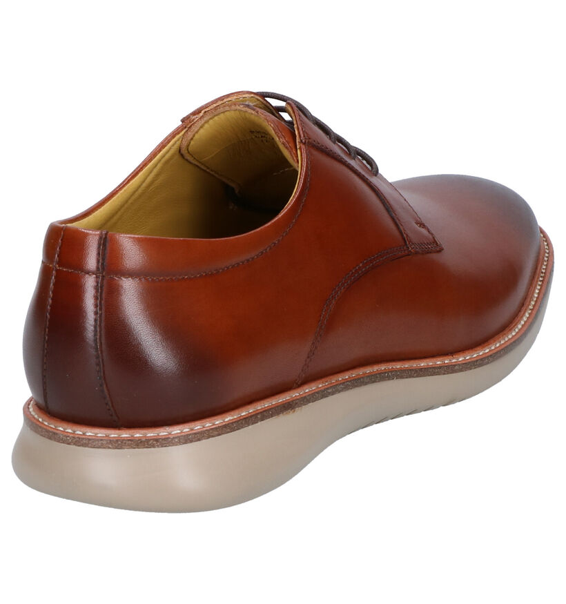 Steptronic Nathan Cognac Geklede Schoenen in leer (274000)