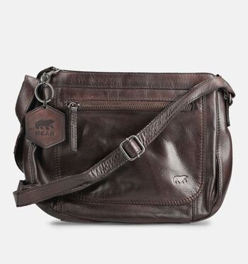 Bear Design Crossbody tassen Zwart/Bruin/Blauw