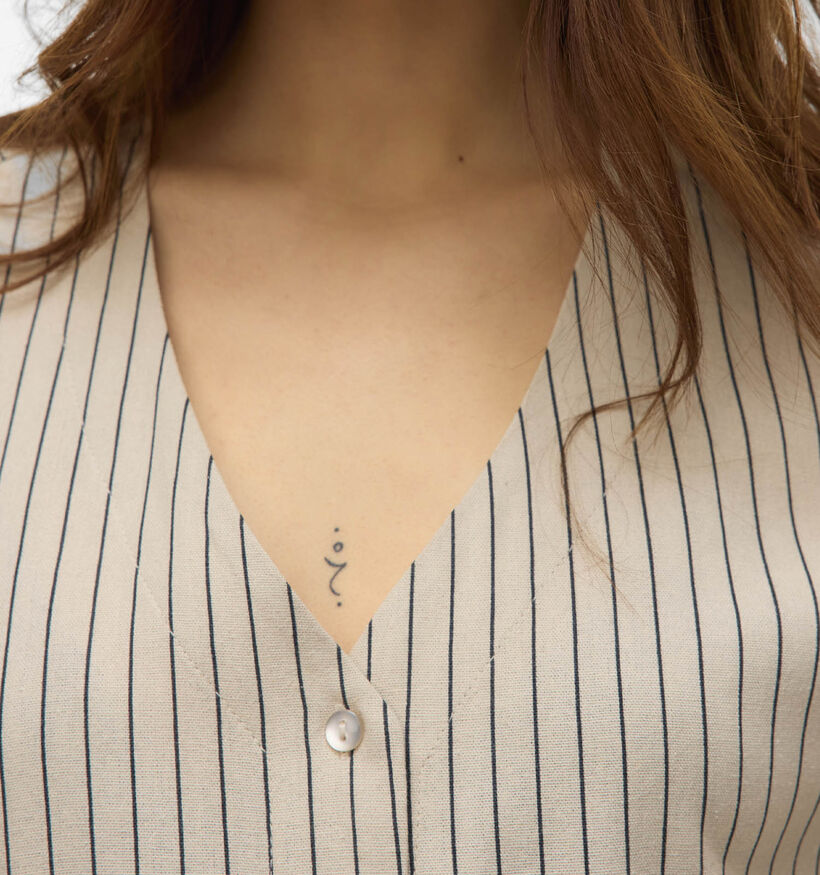 Vero Moda Mymilo Lichtbeige Blouse voor dames (367176)