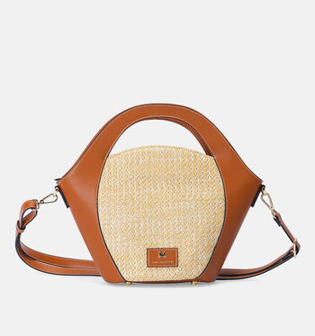 Mac Alyster Handtassen Cognac/Groen