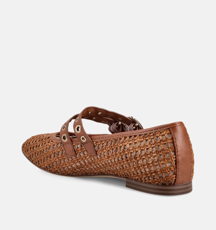 Tamaris Ballerines en Camel pour femmes (367607)