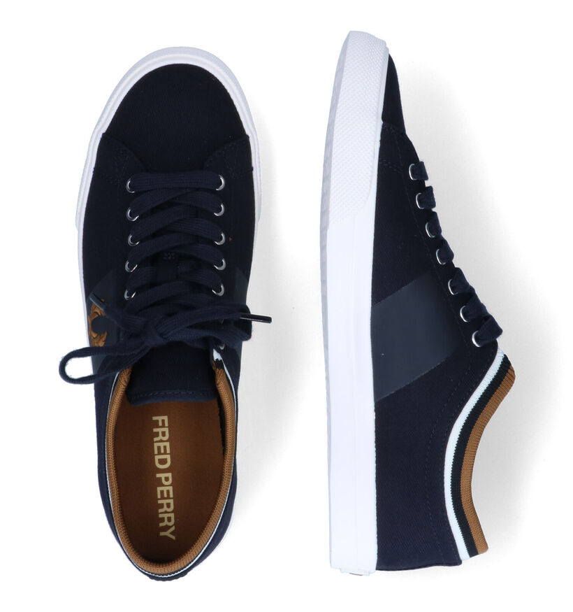 Fred Perry Underspin Blauwe Veterschoenen voor heren (304476)