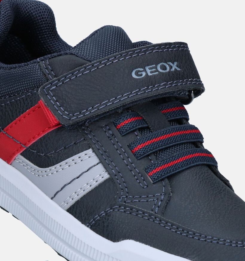 Geox Arzach Baskets en Bleu pour garçons (328527) - pour semelles orthopédiques