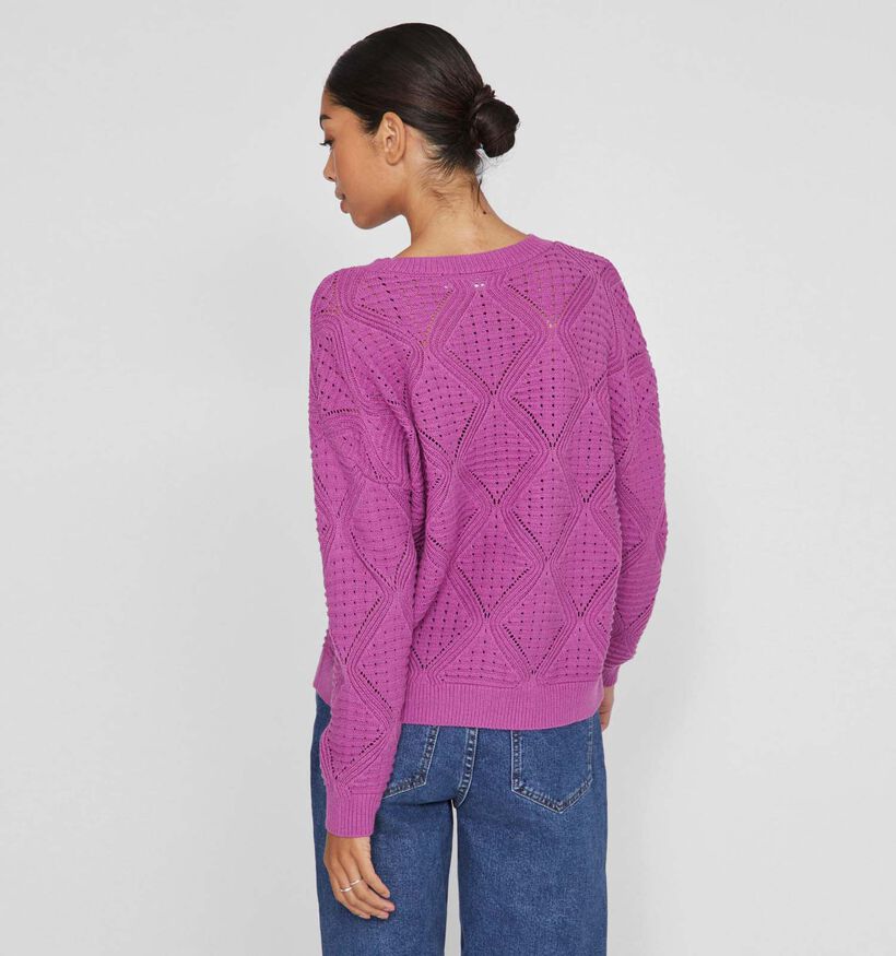 Vila Emmyla Pull en Mauve pour femmes (335009)