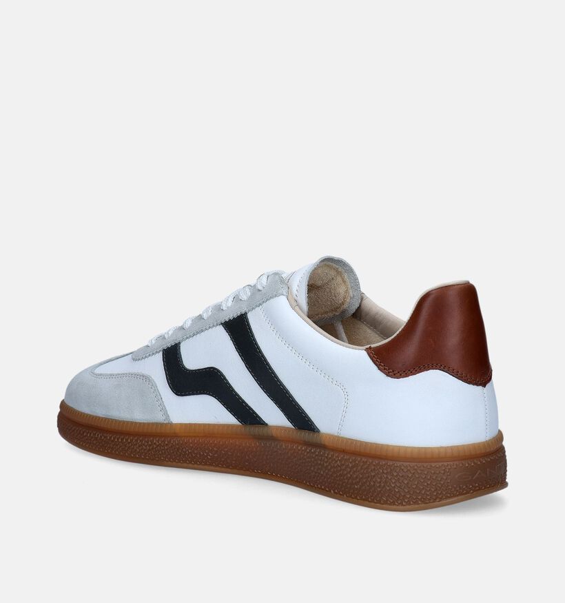 Gant Cuzmo Witte Veterschoenen voor heren (347809) - geschikt voor steunzolen