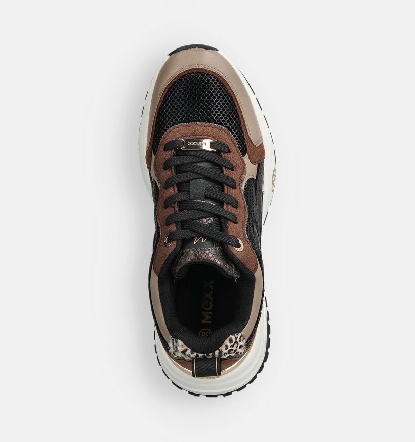 Mexx Palma Ora Beige/Bruine Sneakers voor dames (360054)