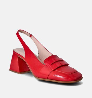 Wonders Escarpins Beige/Rouge